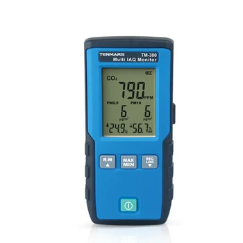 TM-380 Цифровой Мульти IAQ Тестер качества воздуха CO2 PM2.5 PM10 Измеритель температуры и влажности