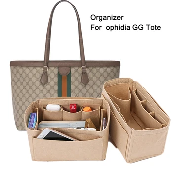 Сумка-органайзер с фетровой вставкой для Ophidia Medium GG Tote, Женская сумка для макияжа, Внутренние переносные сумки для хранения косметики, изготовленные на заказ