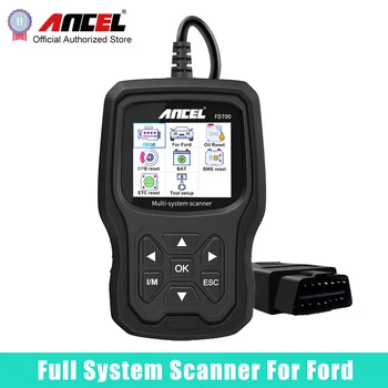 ANCEL FD700 Профессиональный сканер OBD2 DPF EPB BMS И Т.Д. Сброс масла Многоязычный Автоматический сканер OBD2 Бесплатное Обновление Диагностического Инструмента Автомобиля