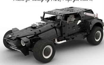 Moc-128063 Винтажный Автомобиль Строительные Блоки Игрушечный Блок Технология Мозаичная Модель Автомобиля с дистанционным управлением Дарите детям развивающие игрушки В подарок