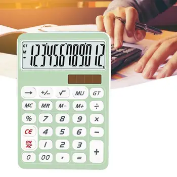 Калькулятор премиум-класса с 12 цифрами ABS, удобный для переноски, сенсорный дизайн, научный электронный калькулятор для рабочего стола