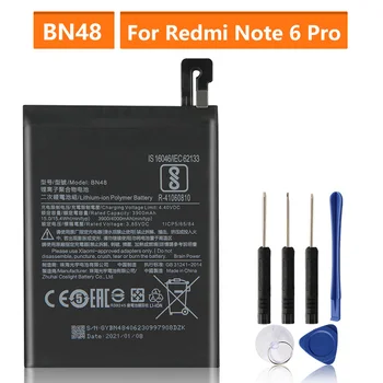 Сменный аккумулятор для Xiaomi Redmi Note 6 Pro Note6 Pro BN48 Аккумуляторная батарея телефона 4000 мАч