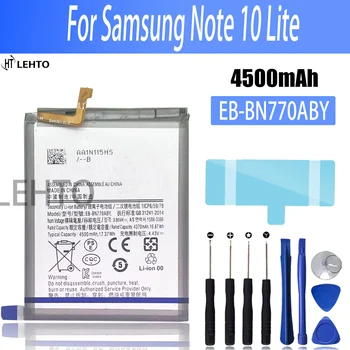 Оригинальный аккумулятор EB-BN770ABY для Samsung Galaxy Note10 Lite, подлинный аккумулятор N770 N770F, литиевая батарея большой емкости 4500 мАч
