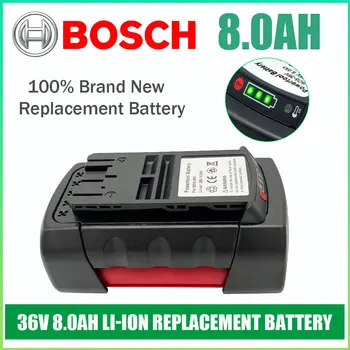 Литий-ионный Аккумулятор Bosch 36V 8.0Ah для Замены Bosch D-70771 2607336003 2607336108 BAT836 BAT840 BAT810 Аккумулятор для электроинструмента