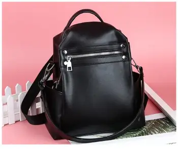 1 шт. новая сумка через плечо из искусственной кожи, универсальный повседневный модный женский рюкзак, дорожная сумка для девочек, школьный ранец