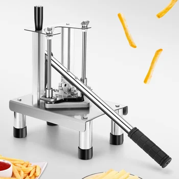 Высококачественная ручная машина для резки картофеля фри, коммерческая машина для резки овощей и фруктов, машина для приготовления картофеля фри