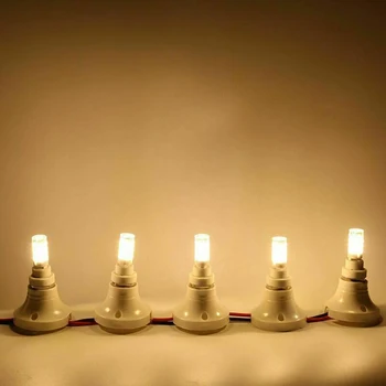 10 шт. Теплые белые светодиодные кукурузные лампочки 5 Вт G9 Светодиодная лампа с углом наклона 12 градусов, Силиконовая лампа, Люстра, Освещение, Замена Галогенных Ламп