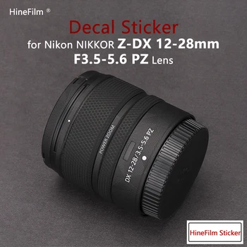 Наклейка для объектива Nikkor Z DX 12-28 Премиум-класса с Наклейкой для Nikon Z DX 12-28 мм f/3,5-5,6 PZ VR Защитная пленка для объектива