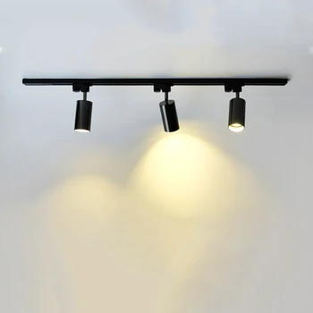 gu10 светодиодные лампочки внутренние потолочные трековые светильники рельсовая лампа для кухни спальни гостиной изображение тв фон декор освещение