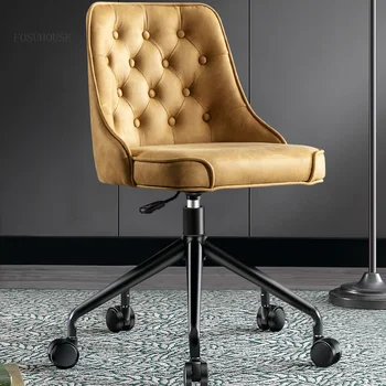 Современные итальянские модные Офисные Стулья с мягкой спинкой, Компьютерное офисное кресло, Подъемник, Поворотное Игровое кресло, Офисная мебель Sillon