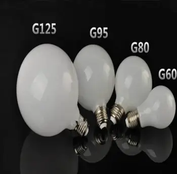 Светодиодный E27 G60 G80 G95 G125 светодиодный лампочка E27 5 Вт Edison светодиодный лампочка AC110V 220 В Глобус Шар Лампа Холодный/Теплый Белый