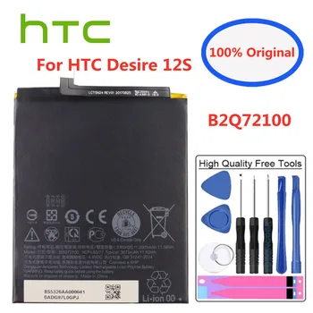 Новый Оригинальный Аккумулятор B2Q72100 Для HTC Desire 12S D12S Global с двумя SIM-картами 3075 мАч, Телефон, Высококачественная Сменная Батарея Bateria