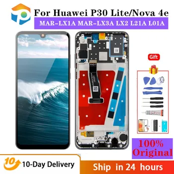 Оригинальный Для Huawei P30 Lite MAR-LX1A MAR-LX3A LX2 L21A L01A ЖК-дисплей с сенсорным экраном Для Huawei Nova 4e Замена ЖК-дисплея