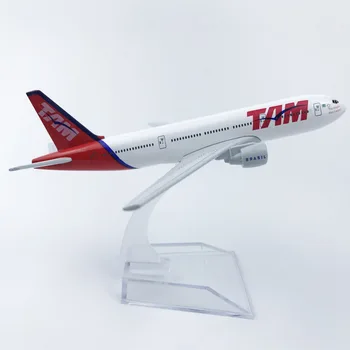 Модель Самолета Бразильской авиакомпании TAM Airways B777 Airlines в Масштабе 1:400 с Базовым Сплавом Для Коллекционного Сувенирного Шоу-Подарка