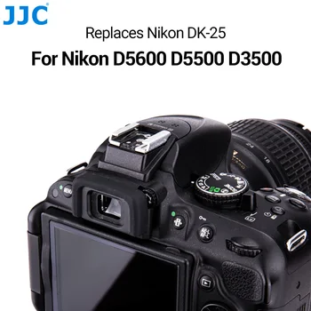 JJC Резиновый Наглазник для Защиты Видоискателя Для Камеры Nikon D3500 D3400 D3300 D3200 D5600 D5500 D5300 Заменяет тени для век Nikon DK-25