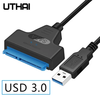 UTHAI T14 SATA Конвертер Кабель Для 2,5-Дюймового жесткого диска SSD Адаптер HDD Адаптер SATA7 + 15pin к USD3.0 Simple Drive