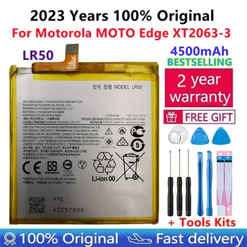 100% Оригинальная Замена 4500 мАч Batteria LR50 LR 50 Аккумулятор Для Motorola MOTO Edge XT2063-3 Батареи + Бесплатные наборы инструментов