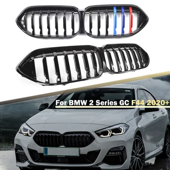 Глянцевая черная Решетка для почек переднего бампера для BMW 2 серии F44 2021 + Gran Coupe, Стайлинг автомобиля, Гоночные решетки, Запасная часть