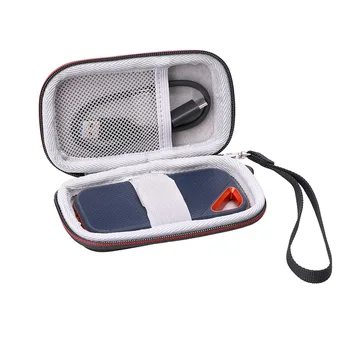 Жесткий Чехол EVA для Портативного SSD-накопителя SanDisk Extreme PRO емкостью 1 ТБ, 2 ТБ, 4 ТБ и SSD-накопителя WD My Passport Защитная сумка для хранения