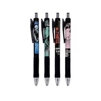 M & G 6/12 шт. Гелевая ручка 0,5 мм, Быстросохнущие черные Чернила, Ручка для подписи в стиле аниме, Офисные Школьные принадлежности, Магазин Канцелярских принадлежностей