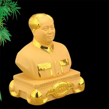 Великая статуя Председателя Мао, Резная скульптура ручной работы из смолы Великого лидера Китая Мао Цзэдуна, Украшение для дома, Сувенир