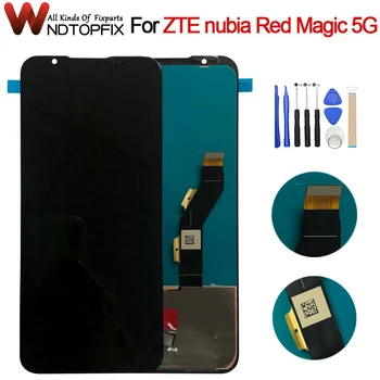 Amoled Для ZTE Nubia Red Magic 5G NX659J ЖК-дисплей с Сенсорным экраном, Дигитайзер, Новый 6,65 