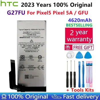 100% Оригинальный Новый Высококачественный аккумулятор для телефона G27FU 4620mAh для HTC Google Pixel 5A Bateria + Инструменты
