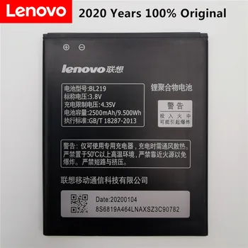 100% Оригинальный Резервный аккумулятор BL219 2500 мАч для Lenovo A880 S856 A889 A890e S810t A850 + A916