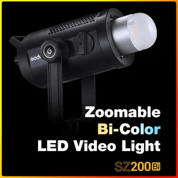 Godox SZ200Bi SZ200 Bi двухцветный светодиодный видеосветильник 2500-6500K 150W для студии живой фотографии YouTube