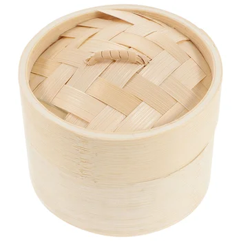 Пароварка для овощей Многоразового использования, китайская практичная булочка с бамбуковым покрытием, кухонный аксессуар для приготовления пельменей