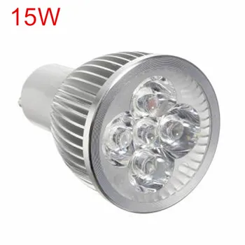 4 Шт. Супер Яркий светодиодный Точечный светильник GU10 15 Вт, Светодиодная лампа AC85-265V, теплый/Натуральный/холодный Белый, высококачественный светодиодный прожектор, Бесплатная доставка