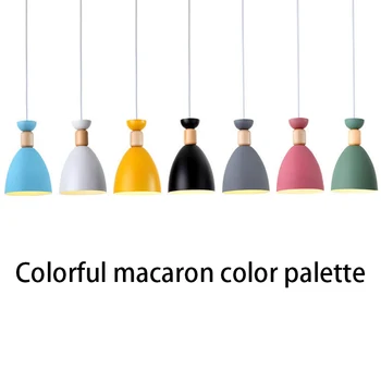 Цветная люстра Macaron, современная прикроватная тумбочка для спальни, украшение дома в гостиной, украшение кофейни, пекарни, люстра