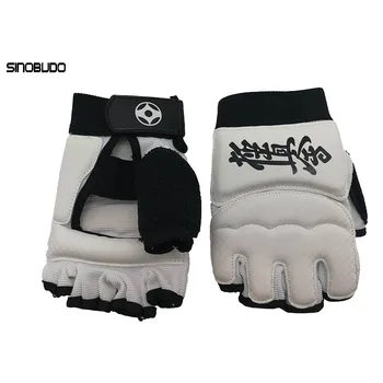 Перчатки для каратэ SINOBUDO Kyokushin Kai, специальные Боевые искусства, Защита для рук, Боксерские перчатки для фитнеса из искусственной кожи