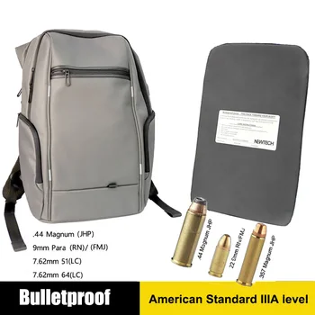 US NIJ IIIA 3A баллистический пуленепробиваемый рюкзак для взрослых студентов.44 Магнита 9 мм, защита от Пуль, защита тела, школьные сумки