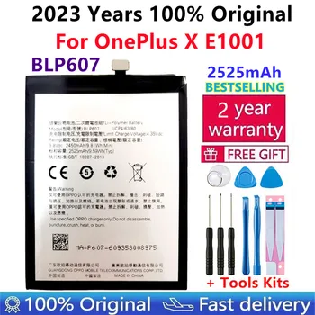 100% Оригинальный сменный аккумулятор BLP607 для мобильного телефона OnePlus X E1001 + бесплатные инструменты