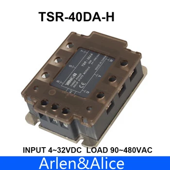40DA TSR-40DA-H Трехфазный высоковольтный SSR-тип входного сигнала 4-32 В постоянного тока, нагрузка 90-480 В переменного тока, однофазное твердотельное реле переменного тока