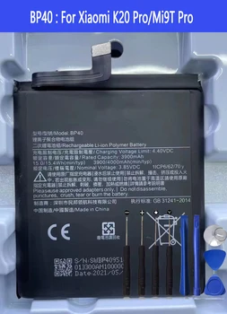 Аккумулятор BP40 Для Xiaomi Redmi K20 Pro Mi 9T Pro Mi9T Redmi K20Pro Ремонтная Деталь Оригинальной Емкости Аккумуляторы для телефонов Bateria