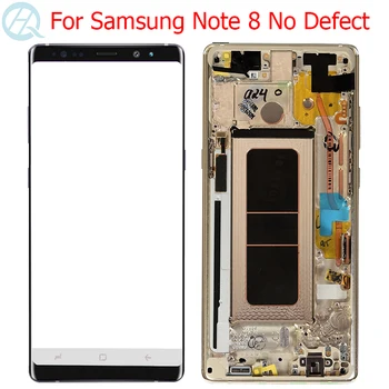 Оригинальный Super AMOLED Экран Для Samsung Galaxy Note 8 ЖК-дисплей С Рамкой Note8 Дисплей N950F N950A N950U ЖК-экран Без дефектов