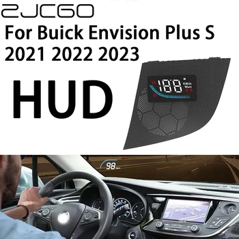 ZJCGO Auto HUD Автомобильный Проектор Сигнализация Головной Дисплей Спидометр Лобовое Стекло для Buick Envision Plus S 2021 2022 2023