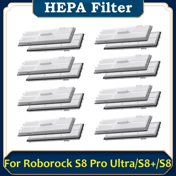 16 Шт. Запчасти Для HEPA-фильтра Xiaomi Roborock S8/S8 +/S8 Pro Ultra Робот-Пылесос Запасные Части Моющиеся Фильтры