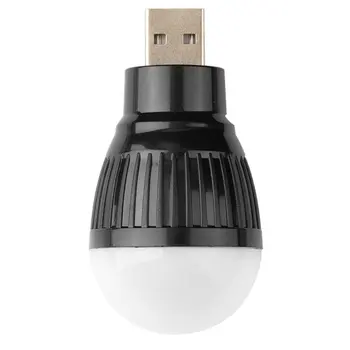 USB-лампочка Портативная многофункциональная мини-светодиодная маленькая лампочка 3 Вт Наружное аварийное освещение Энергосберегающая подсветка лампы