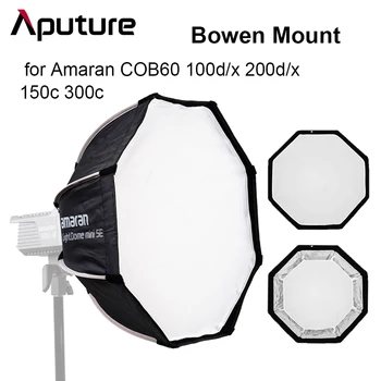 Aputure Light Dome Mini SE, легкий портативный софтбокс с быстроразъемным креплением Bowen, световой короб для фотосъемки Amaran