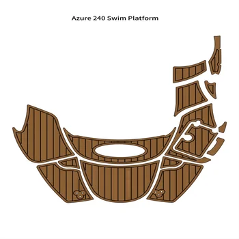 Azure 240 Плавать Platfrom Подножка Лодка EVA пена Искусственный тик Палубный коврик Напольное покрытие