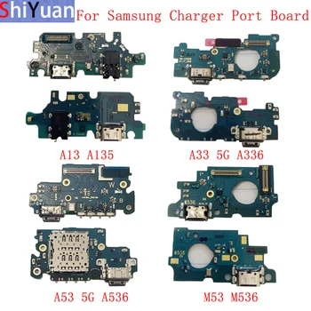 Оригинальный USB порт для зарядки, соединительная плата, гибкий кабель для Samsung A13 A33 A53, запасные части 5G M53