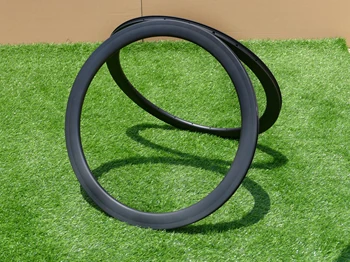 Ультралегкие колесные диски 50 мм, полностью углеродный дорожный велосипед для велокросса, решающий обод колеса для дискового тормоза шириной 25 мм