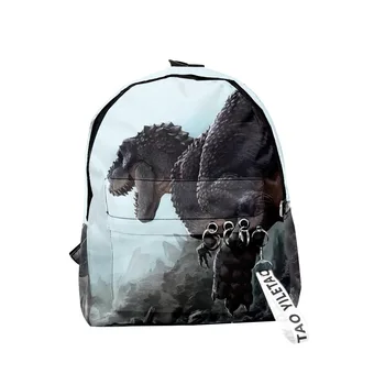 Милый Рюкзак с динозавром Для подростков, Оксфордский повседневный Рюкзак для мальчиков и Девочек, Уличная одежда в стиле Аниме, Детские сумки-рюкзаки для ноутбуков