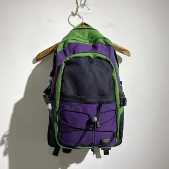 Высококачественный повседневный универсальный рюкзак для путешествий в стиле пэчворк Sacai Y2k, мужская холщовая сумка, Японская школьная сумка, Женский рюкзак для ноутбука