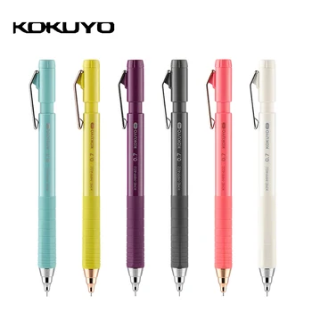1 шт. Автоматический карандаш KOKUYO Me 0,7 мм, черная грифельная ручка, Учащиеся начальной школы Используют для рисования вращающийся ластик