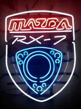 Неоновая Световая Вывеска Пивного Бара Mazda Rx-7 Auto Glass