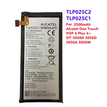 2500 мАч Батарея Для Alcatel One Touch POP 4 Plus 4 + 5056D 5056A 5056N 5056O 5056 Вт Батареи TLP025C1/TLP025C2
